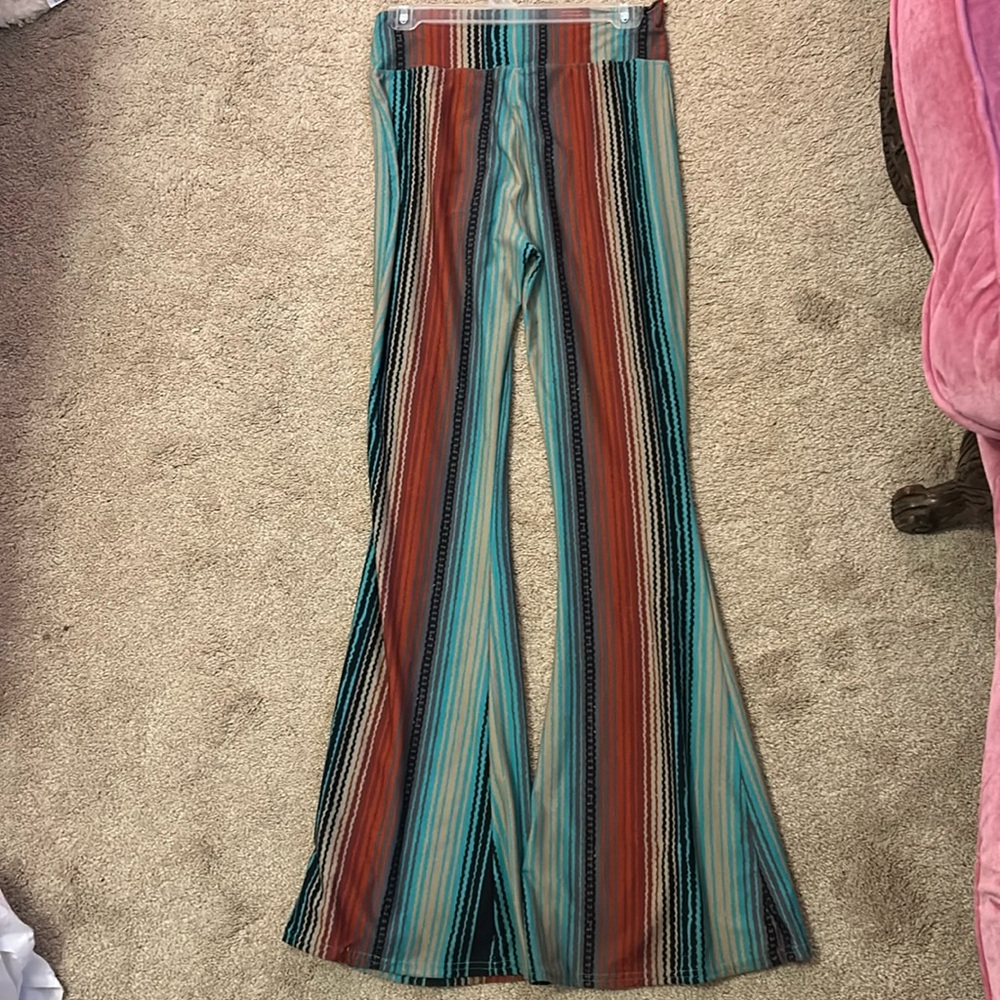 Multi colored stretch pants